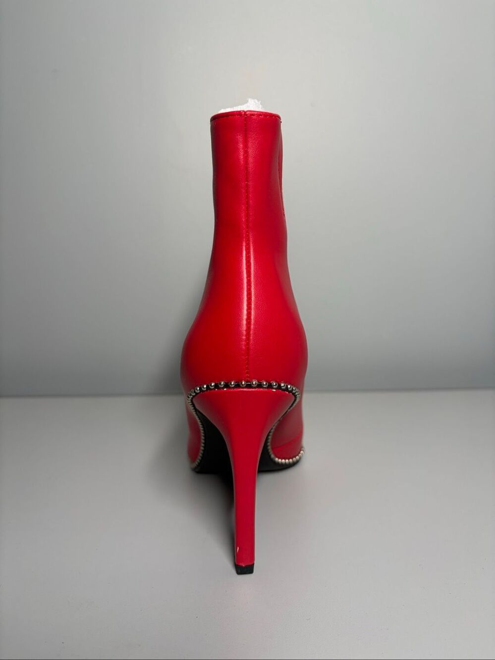 Bar lll bridge TP Red Patent Leather Bootie Pointed Toe Heals Women Size 7M - Picture 5 of 7
